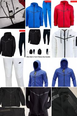 Tech Fleece Full-Zip Tracksuit (Blue)- Brand New with Tags