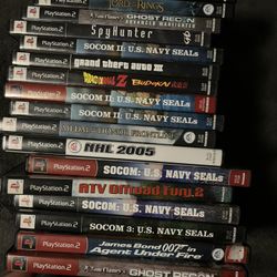 Various Ps2 Games See Description For Pricing 