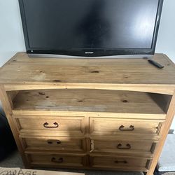 Solid Wood Dresser/changing Table Or DIY Piece 