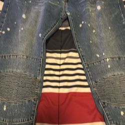 Paint design jeans