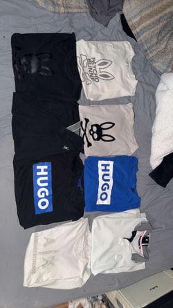 Designer T-Shirt Bundle – Hugo Boss, Psycho Bunny, AX