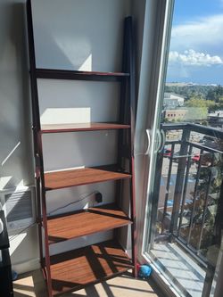 Wood Ladder Shelf