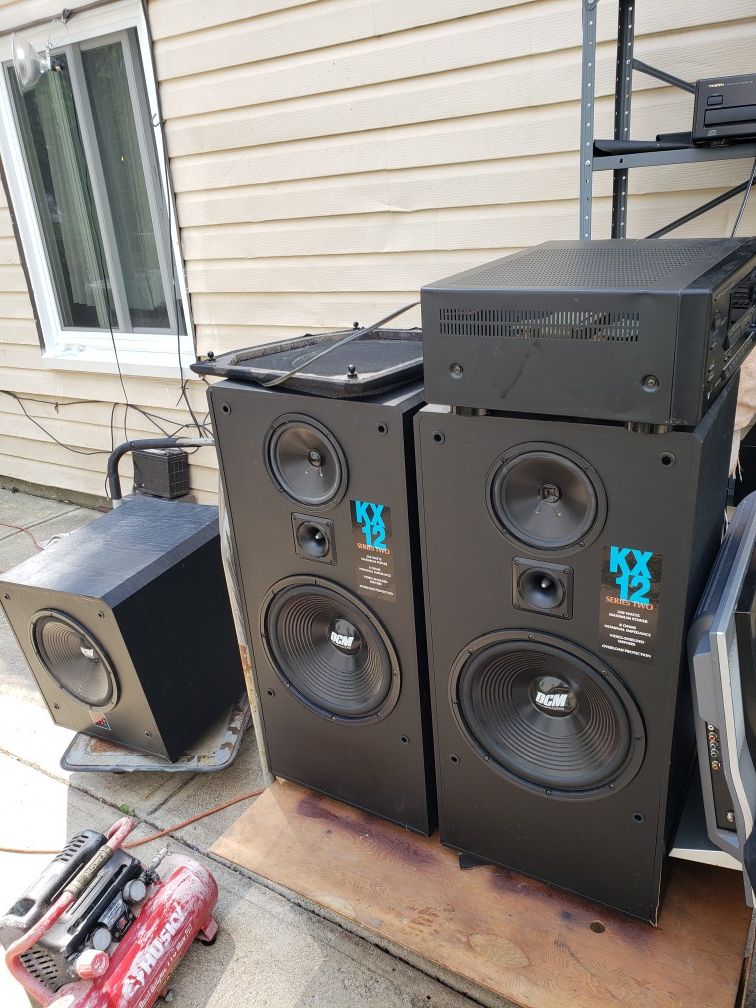 Dcm kx12 speakers