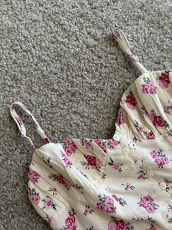 Zara Floral Linen Blend Dress for Sale in Sunnyvale, CA - OfferUp
