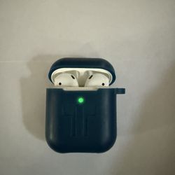 Apple AirPods 2nd Gen Earbuds w Charging Case A2031 & Case Cover