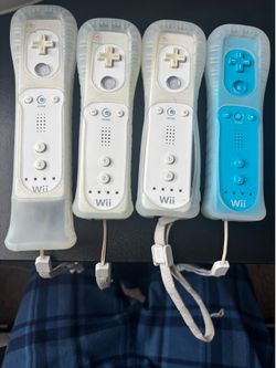 Wii remotes and nunchuck