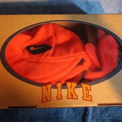 Nike Toddler Fleece Flap Cap And Mittens Gift Box