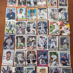 36 Yankees Baseball Cards 
