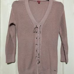 Guess Lace Up Women Sweater /Small