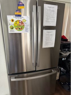 GE refrigerator freezer