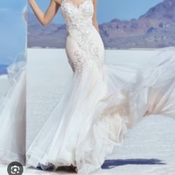 Maggie Sottero-Midgley Fit And Flare Wedding Dress 