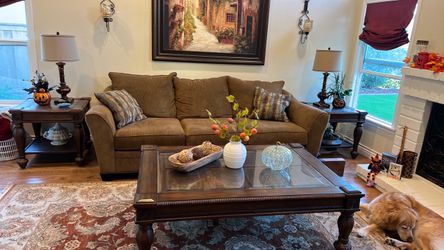 Brown couch