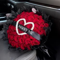 💐 Ramo Buchón de Rosas Eternas – Regalo de Lujo