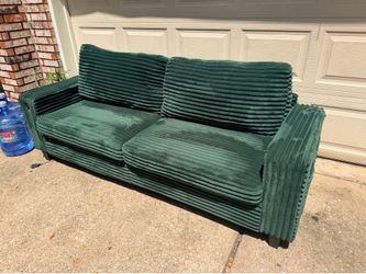 Green soft couch