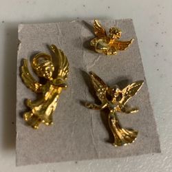 Angels Brooch Pins Set