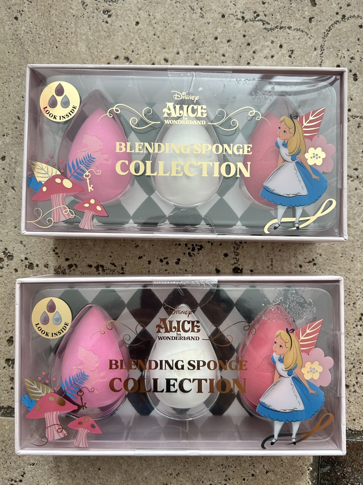 NWT limited edition Disney Alice in Wonderland Blending Sponge Collection bundle