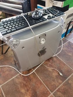 Apple tower and key board..and mouse