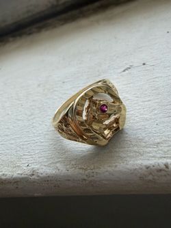 14k Horse ring