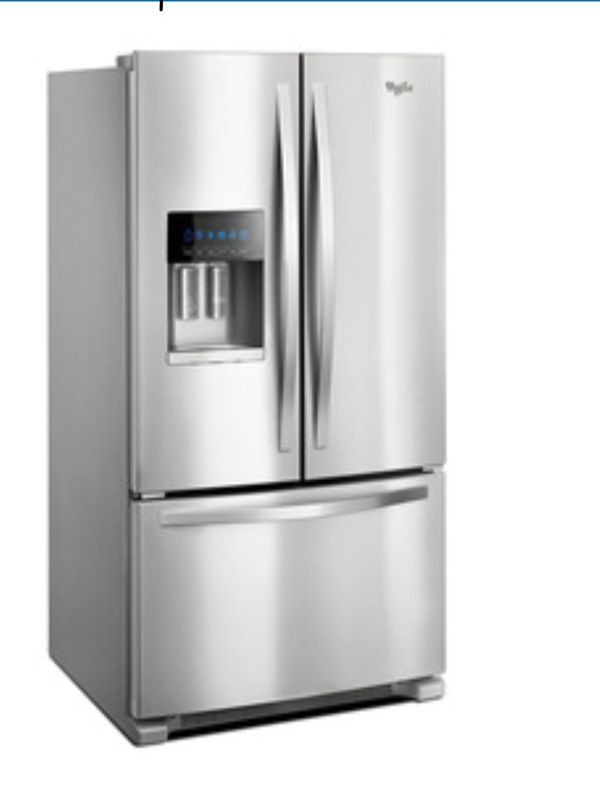 refrigerator 3 door whirlpool