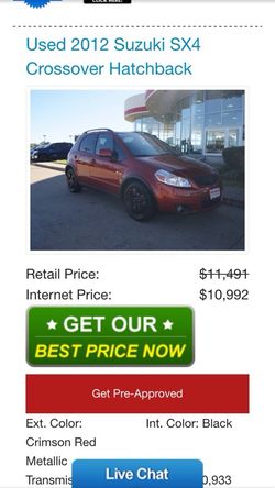 2012 Suzuki SX4 crossover