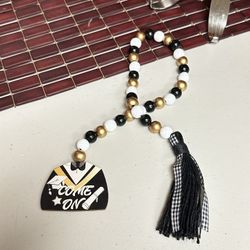 Graduation Wood Beaded Garland tassel
