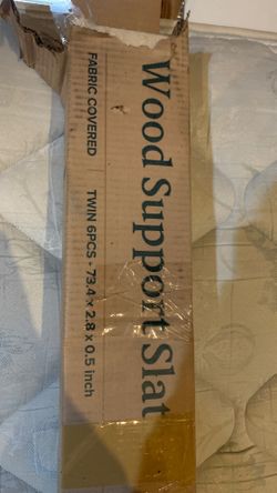 Wood support for twin bed