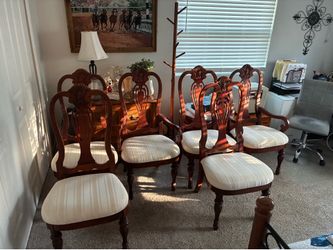 Six piece chair set