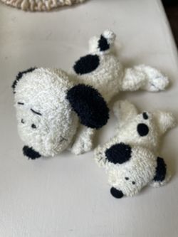 Peanuts baby Snoopy bathtub Toy Sponge And Finger Puppet