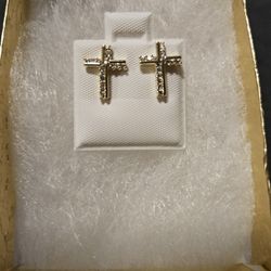 Cross Earrings 