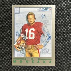 1991 FLEER PRO-VISIONS #1 JOE MONTANA SAN FRANCISCO 49ERS