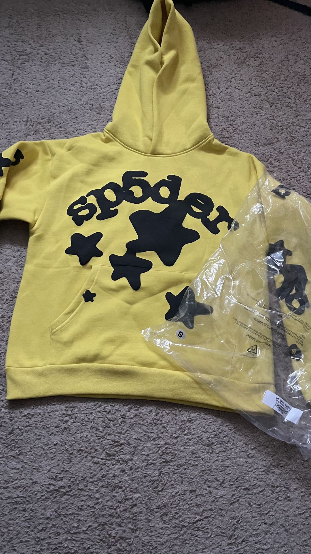 Sp5der Hoodie Beluga “Gold”