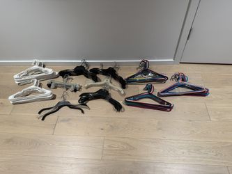 Misc. Plastic Hangers. 