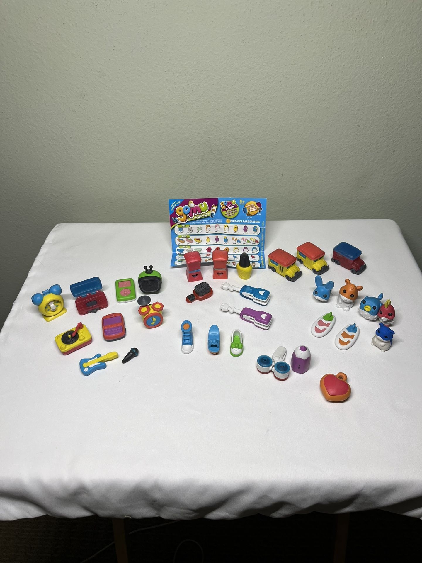 GOMU Brand Collectible Puzzle Erasers
