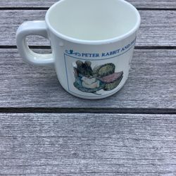 PETER RABBIT & FRIENDS, MELAMINE CHILDREN’S MUG. NEW.