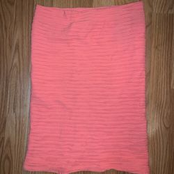 Women’s Last Tango Coral Skirt Stretchy Textured size M/L