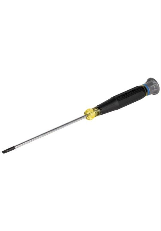 Klein Tools 6254 1/8-Inch Slotted Precision Screwdriver, 4-Inch Shank