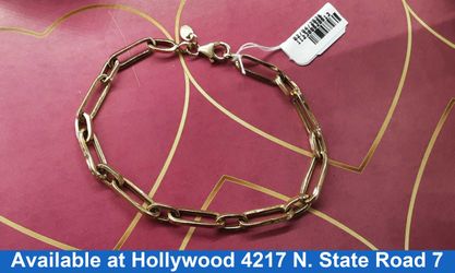 Cable Bracelet - Yellow Gold 14k (.585) 3.6 grams 8 inch