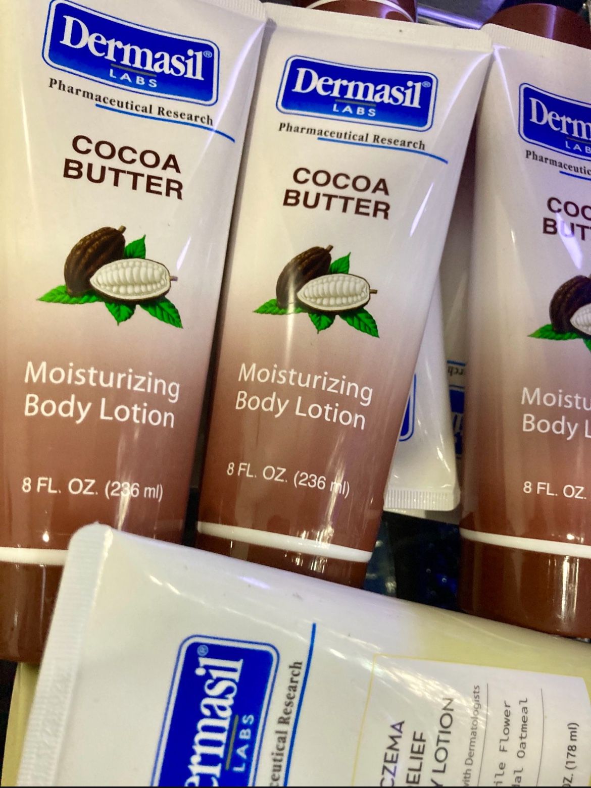 Dermasil Labs Cocoa Butter Moisturizing Body Lotion - 8 FL. OZ. (236 ml)