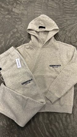 Light oat essentials hoodie
