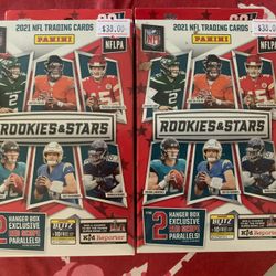2021 Panini NFL Rookies and Stars Football Trading Card Hanger Box! 🔥Mac Jones Rookie
