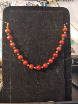 Orange necklace