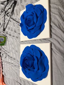 Blue Flower Wall Art