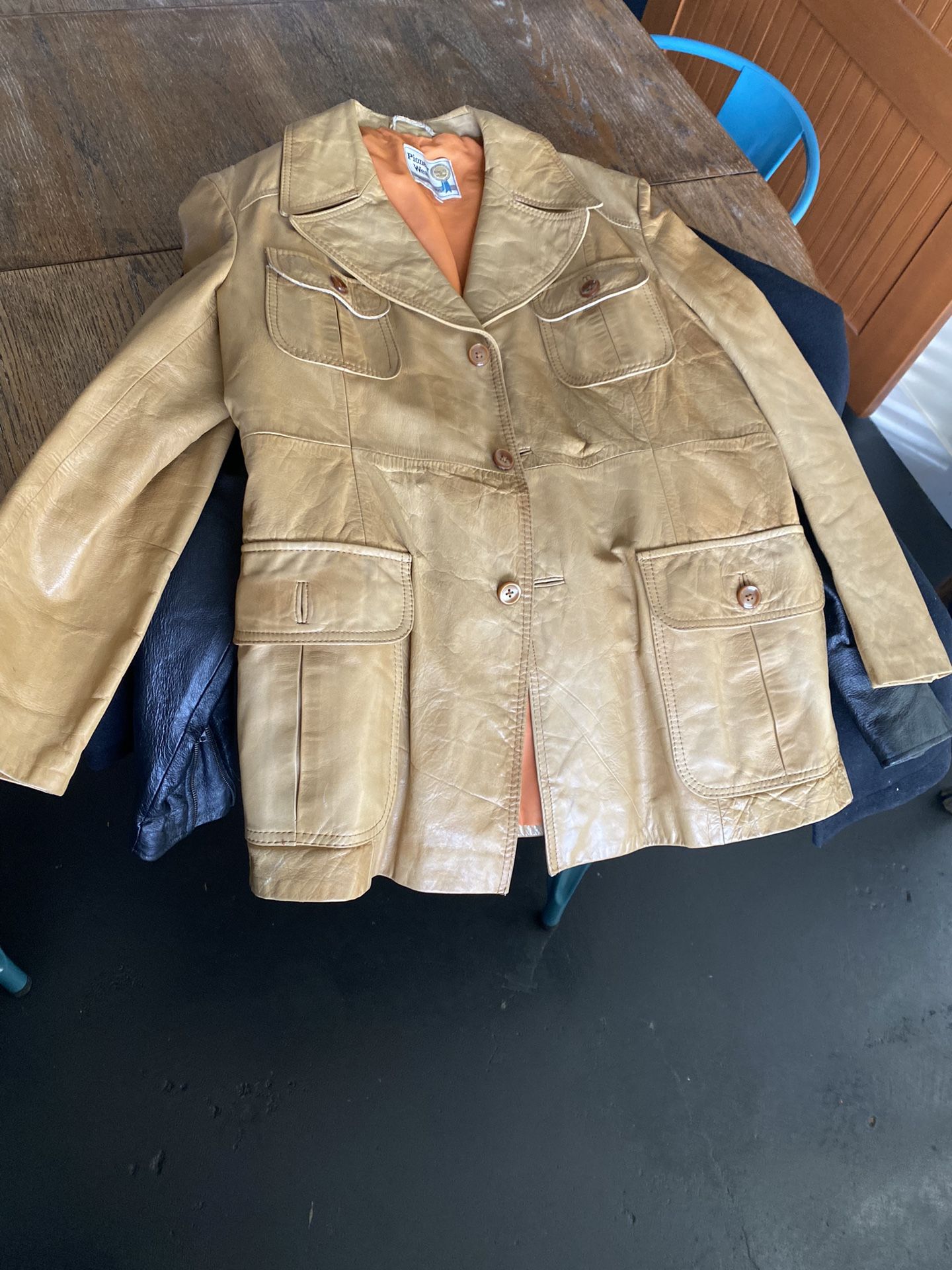 Vintage Leather Jacket And Vest