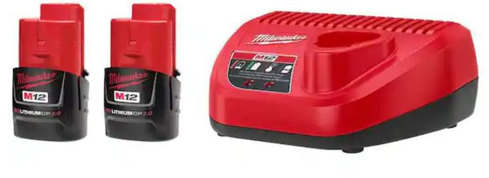 M12 battery's w charger