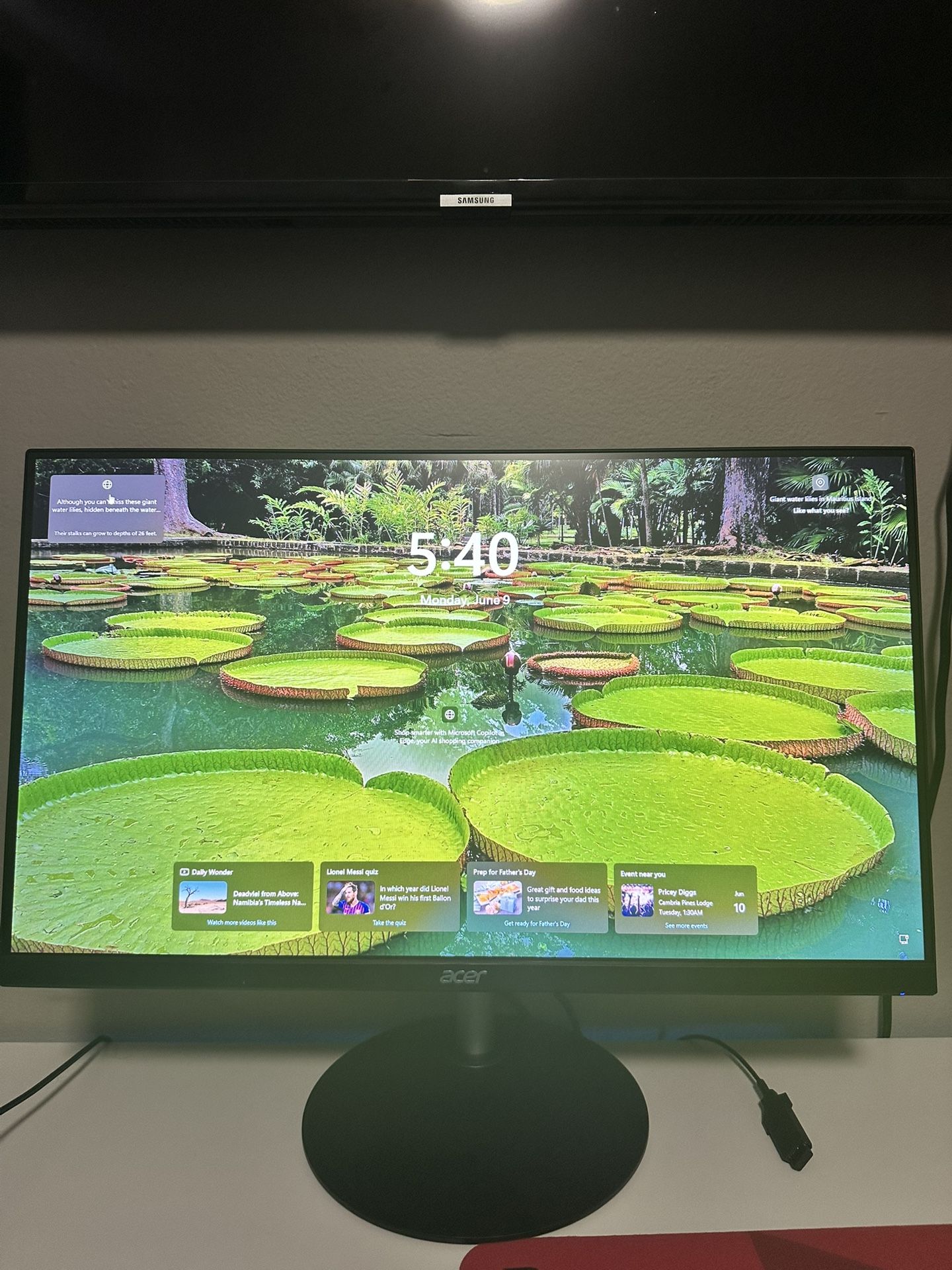 Acer Nitro 24.5” Full HD 1920x1080 Gaming Monitor (250hz)
