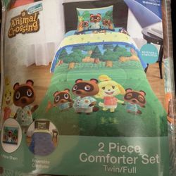 Nintendo Animal Crossing Comforter Curtains Lamp 3 Brand New Items