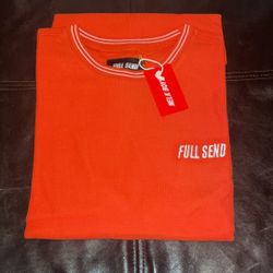 Full send Red short   Sleeve shirt size Medium 
