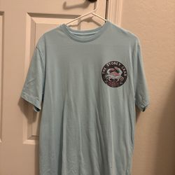Stoney Crab blue shirt