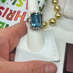 14k Birthstone Ring 