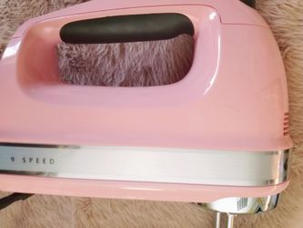 KitchenAid 7-Speed Pink Hand Mixer at